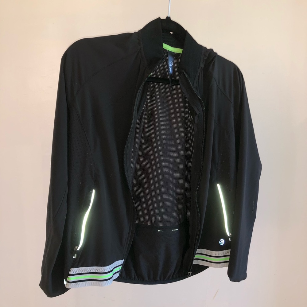 Black MPG workout jacket